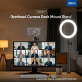 NEEWER BASICS DS034 Camera Desk Mount Stand with C Clamp & Phone Holder, view 3