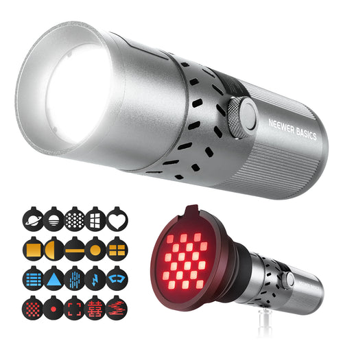 NEEWER BASICS FL20 20W RGB Portable Photography Flashlight