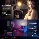 NEEWER BASICS HL28C 28W Full RGB Pocket LED Video Light, view 4