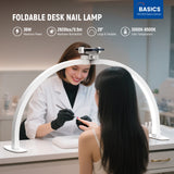 NEEWER BASICS HM02-D 36W 29" Foldable Nail Tech Table Arc Lamp, view 2