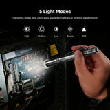 NEEWER BASICS L28 5W Portable EDC Flashlight, view 4