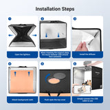 NEEWER BASICS LB30B/LB40B Photo Studio Light Box, view 6