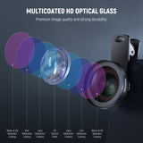 NEEWER BASICS LS-67 2 In 1 0.45x Wide Angle + 15x Macro Phone Lens Kit, view 5