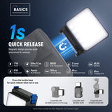 NEEWER BASICS M20 Magnetic Mini Light for DJI OSMO Action 3/4/5 PRO, view 3