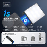 NEEWER BASICS M25/M26 Magnetic LED Light For DJI OSMO Nano Action 3/4/5 Pro, view 2