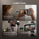 NEEWER BASICS M4U 4" Magnetic Metal Vlog Selfie Monitor Screen For iPhone, view 3