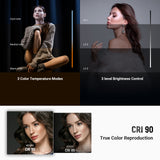 NEEWER BASICS NL100B 10W Selfie Light with Tripod Stand, view 3