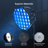 NEEWER BASICS NS68P 12" Octagon Softbox with Mini Mount, view 5