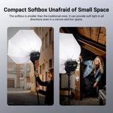 NEEWER BASICS NS69P 35.4'' Inverted Octagonal Softbox, view 6