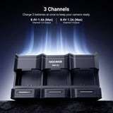NEEWER BASICS NW-Z3 3 Slot USB Battery Charger for NP-FZ100, view 4