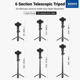 NEEWER BASICS PA985 Magnetic Selfie Stick Tripod, view 2