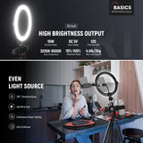 NEEWER BASICS R11 10" Selfie Ring Light, view 2