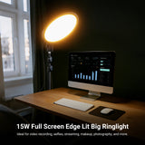 NEEWER BASICS R10L/R12L Full Screen Ring Light, view 3