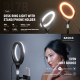 NEEWER BASICS RL7B 7" Desk Ring Light, view 2