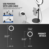 NEEWER BASICS RL7B 7" Desk Ring Light, view 4