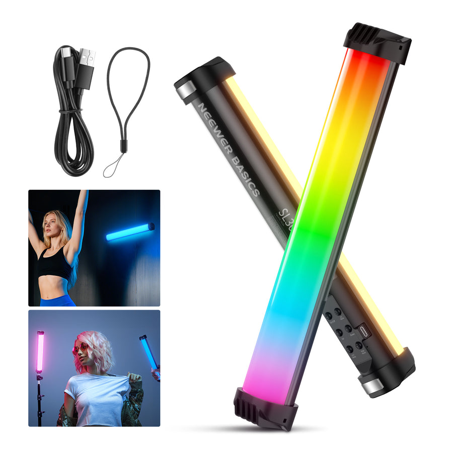 NEEWER BASICS SL30 12" Magnetic Handheld RGB Light Wand