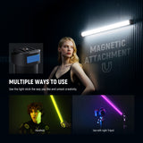NEEWER BASICS SL50 21" Magnetic Handheld RGB Light Wand, view 5