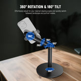 NEEWER BASICS ST006 Adjustable Phone Holder Stand for Desk, view 3