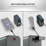 NEEWER BASICS TP-F970 2Pcs NP-F970 Replacement Batteries 7800mAh, view 6