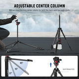 NEEWER BASICS TP12 66.5" Aluminum Alloy Travel Tripod, view 3