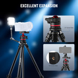 NEEWER BASICS TP12 66.5" Aluminum Alloy Travel Tripod, view 4