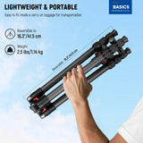 NEEWER BASICS TP17 Carbon Fiber Travel Tripod, view 2