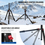 NEEWER BASICS TP17 Carbon Fiber Travel Tripod, view 4
