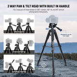 NEEWER BASICS TP55 71" Camera Tripod, view 3