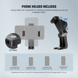 NEEWER BASICS TP55 71" Camera Tripod, view 5