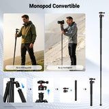 NEEWER BASICS TP68 57" Camera Tripod Monopod, view 2