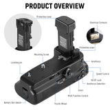 NEEWER BG-R10 Replacement Battery Grip for Canon EOS R5 R5C R6 R6 Mark II, view 3