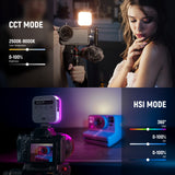 NEEWER BASICS BL60C Magnetic RGB Video Light, view 4