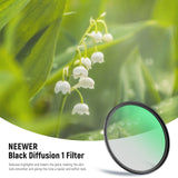 NEEWER Black Diffusion 1/1 Cinematic Effect Filter, view 3
