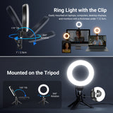 NEEWER BASICS BR60 5" Bi-Color Mini Ring Light, view 4