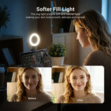 NEEWER BASICS BR60 5" Bi-Color Mini Ring Light, view 6