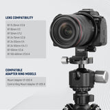 NEEWER Rotatable Camera Lens Collar for Camera, view 3