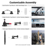 NEEWER CA065 Triple Suction Cup Car Mount, view 6