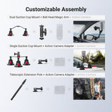 NEEWER CA075 5 in 1 Suction Car Mount Kit, view 6