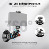 NEEWER CA104/CA105 Suction Cup Mount with Arm, view 5