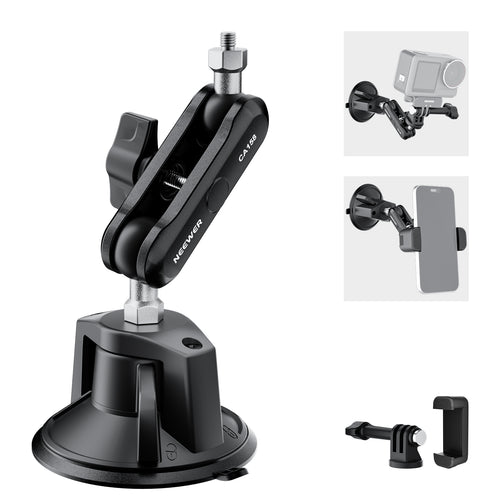 NEEWER CA158 Suction Cup Phone Holder & Camera Mount Kit