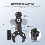NEEWER CA161 Motorcycle Action Camera Clamp Mount, view 3