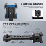 NEEWER CA173 Triple Cold Shoe Mount Plate, view 2