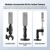 NEEWER CA175 Motorcycle Bicycle Handlebar Car Mount Action Camera Accessories Kit, view 2