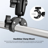 NEEWER CA175 Motorcycle Bicycle Handlebar Car Mount Action Camera Accessories Kit, view 4