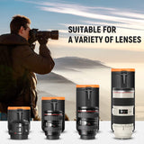 NEEWER 4 Pack Camera Lens Bag - Black/Orange, view 5