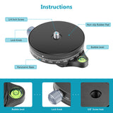 NEEWER Camera Panoramic Panning Base, view 2