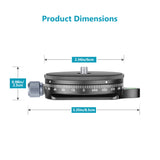 NEEWER Camera Panoramic Panning Base, view 3