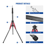 NEEWER ST210R 220cm Carbon Fiber Light Stand, view 3