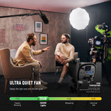 NEEWER CB120B 120W Bi-Color COB LED Video Light, view 6