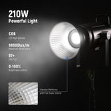 NEEWER CB200 210W LED Video Light, view 3